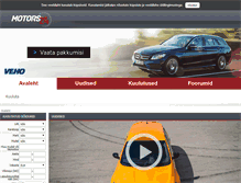 Tablet Screenshot of motors24.ee